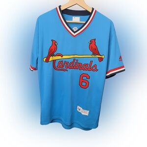 VINTAGE STAN MUSIAL ST. LOUIS CARDINALS BASEBALL JERSEY SIZE 40